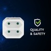 Adaptor 2 prize 2x16a max 1100w - adaptor electric de înaltă calitate Adaptor 2 prize 2x16a max 1100w - adaptor electric de înaltă calitate
