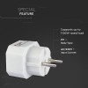 Adaptor 2 prize 2x16a max 1100w - adaptor electric de înaltă calitate Adaptor 2 prize 2x16a max 1100w - adaptor electric de înaltă calitate