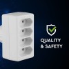 Adaptor 4 prize 4x2.5a max 2300w - adaptor electric de înaltă capacitate Adaptor 4 prize 4x2.5a max 2300w - adaptor electric de înaltă capacitate