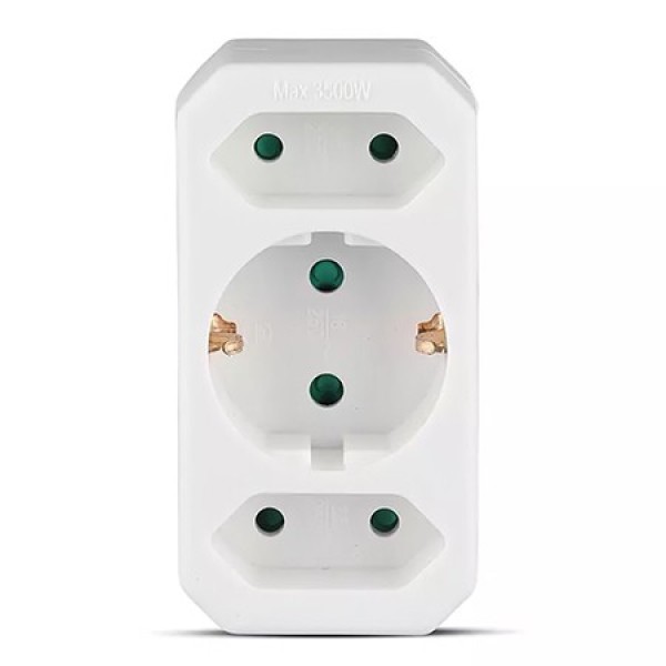 Adaptor 3 prize 1x16a 3500w - calitate și siguranță Adaptor 3 prize 1x16a 3500w - calitate și siguranță