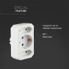 Adaptor 3 prize 1x16a 3500w - calitate și siguranță Adaptor 3 prize 1x16a 3500w - calitate și siguranță