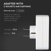 Adaptor 3 prize 1x16a 3500w - calitate și siguranță Adaptor 3 prize 1x16a 3500w - calitate și siguranță