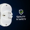 Adaptor 3 prize 3x16a max 3680w - adaptor priză cu protecție ip20 Adaptor 3 prize 3x16a max 3680w - adaptor priză cu protecție ip20