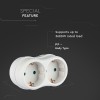 Adaptor 3 prize 3x16a max 3680w - adaptor priză cu protecție ip20 Adaptor 3 prize 3x16a max 3680w - adaptor priză cu protecție ip20