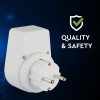 Adaptor priza cu protectie la supratensiune 16a 3680w max