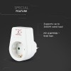 Adaptor priza cu protectie la supratensiune 16a 3680w max