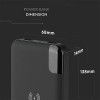 POWER BANK 8000MAH INCARCARE WIRELESS MODEL STAND - NEGRU
