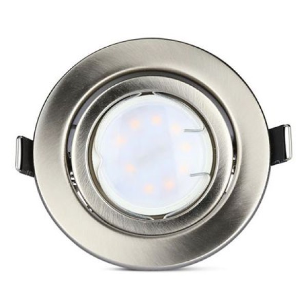 SET 3 SPOTURI LED GU10 5W 3000K ALB CALD - CROM SET 3 SPOTURI LED GU10 5W 3000K ALB CALD - CROM