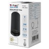 CORP ILUMINAT MONTAJ PERETE SOCLU GU10 - NEGRU