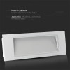 LAMPA LED IESIRE DE URGENTA 3.8W 6000K ALB RECE