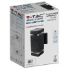 LAMPA PERETE SOCLU E27 IP44 - NEGRU