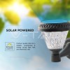 CORP ILUMINAT LED CU INCARCARE SOLARA 0.8W 3IN1 IP44 - NEGRU