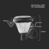 CORP ILUMINAT LED CU INCARCARE SOLARA 0.8W 3IN1 IP44 - NEGRU