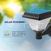 CORP ILUMINAT LED CU INCARCARE SOLARA 0.8W 3IN1 IP44 - NEGRU
