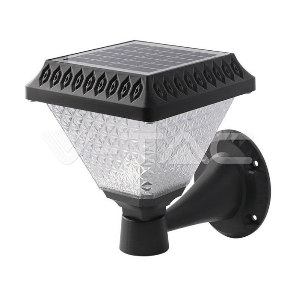 CORP ILUMINAT LED CU INCARCARE SOLARA 0.8W 3IN1 IP44 - NEGRU