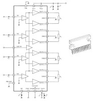 Amplificator audio 43w btl x 4 canale - performanță și claritate