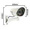 CAMERA SUPRAVEGHERE FALSA CU LED-URI SI INFRAROSU