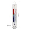 Termometru frigider -40°c +50°c, termometru analogic din plastic pentru congelator