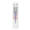 Termometru de interior/exterior velamp, 20cm, plastic alb, -40 la +50°c