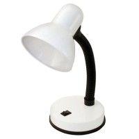 LAMPA BIROU SOCLU E27 - ALB/NEGRU