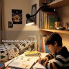 LAMPA CU PRINDERE TIP CLAMA CU SOCLU E27 - NEGRU