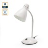 LAMPA BIROU CU SOCLU E27 - ALB