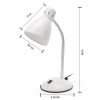 LAMPA BIROU CU SOCLU E27 - ALB