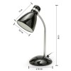 LAMPA BIROU CU SOCLU E27 - NEGRU