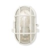 LAMPA DE PERETE/TAVAN CU SOCLU E27 IP44  - ALB