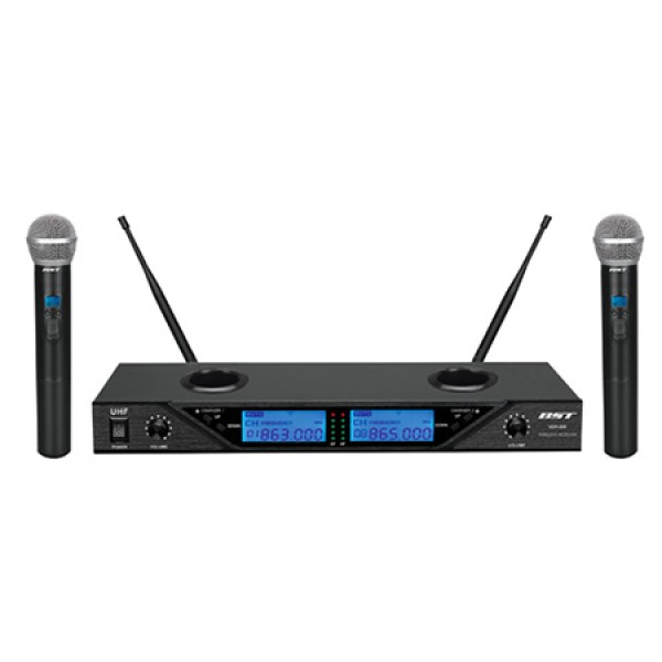 SET 2 MICROFOANE WIRELESS 8 CANALE REGLABILE BST SET 2 MICROFOANE WIRELESS 8 CANALE REGLABILE BST