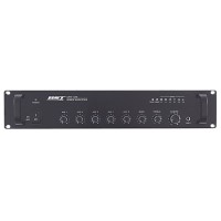 Amplificator linie 100v 120w - 3mic/2aux pentru sunet profesional