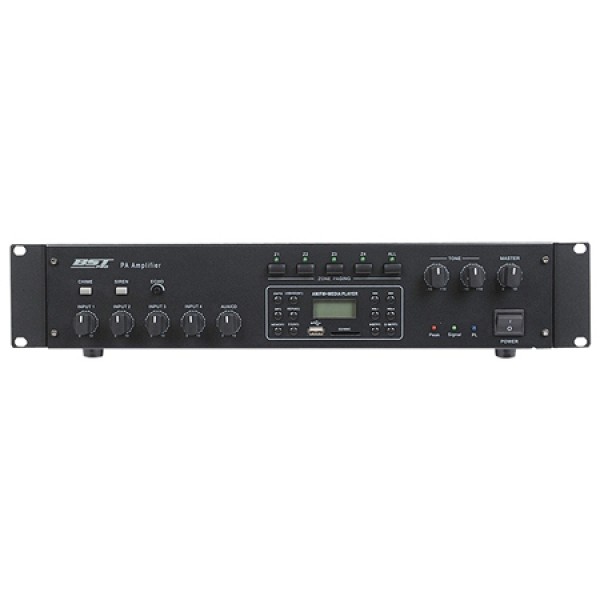 Amplificator linie cu tuner fm/am 100v 240w 4mic/ 2aux