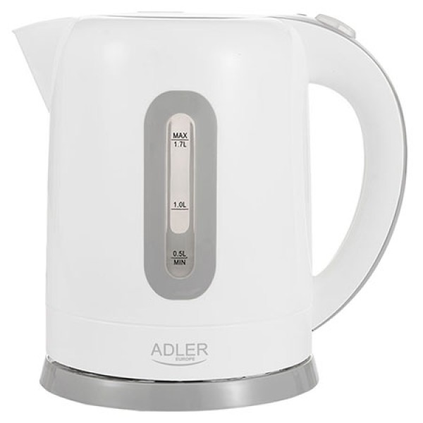 Fierbător electric adler 1.7l, 2200w, funcție anticalcar și oprire automată