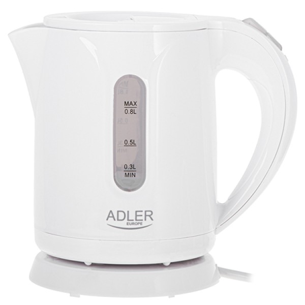 Fierbător electric 0.8l adler, 850w, cu filtru de sedimente și oprire automată