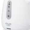 Fierbător electric adler 1l – oțel inoxidabil, protecție împotriva gătitului fără apă