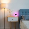 Ceas desteptator si lampa de veghe Adler, Simulare rasarit/apus, Radio FM, 6 Culori ambientale, Sunete din natura, multicolor