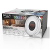 Ceas desteptator si lampa de veghe Adler, Simulare rasarit/apus, Radio FM, 6 Culori ambientale, Sunete din natura, multicolor