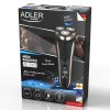Aparat de ras rotativ adler ad2933 - 3 capete, rezistent la apă