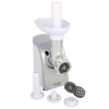 Masina electrica de tocat carne Adler, Putere 1500W, Capacitate mare de maruntire, Include 3 site si accesorii de carnati, Inox