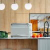 Cuptor electric de masă Adler, capacitate 48 Litri, putere 1800W, funcție convecție și rotisor, temperatură reglabilă 230°C, timer 60 min, ușă sticlă dublă, Negru