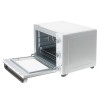 Cuptor electric de masă Adler, capacitate 48 Litri, putere 1800W, funcție convecție și rotisor, temperatură reglabilă 230°C, timer 60 min, ușă sticlă dublă, Negru