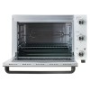 Cuptor electric de masă Adler, capacitate 48 Litri, putere 1800W, funcție convecție și rotisor, temperatură reglabilă 230°C, timer 60 min, ușă sticlă dublă, Negru
