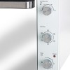 Cuptor electric de masă Adler, capacitate 48 Litri, putere 1800W, funcție convecție și rotisor, temperatură reglabilă 230°C, timer 60 min, ușă sticlă dublă, Negru