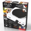 Plita electrica portabila Adler, 1 arzator, 1500W, Termostat reglabil, Diametru 18.5 cm, Protectie supraincalzire, Alb Plita electrica portabila Adler, 1 arzator, 1500W, Termostat reglabil, Diametru 18.5 cm, Protectie supraincalzire, Alb