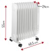 RADIATOR ULEI 11 ELEMENTI AD 7817 ADLER RADIATOR ULEI 11 ELEMENTI AD 7817 ADLER
