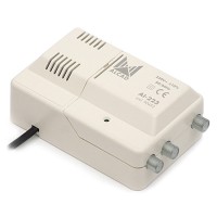Amplificator antena catv 12v alcad - 2 ieșiri, 25 db câștig