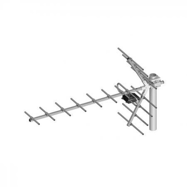 Antena tv yagi 16 elementi - 36-42 db câștig, 75 ohm