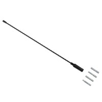 Antena auto sunker a3 - antena 42,5 cm, fibra de sticlă, 4 adaptoare