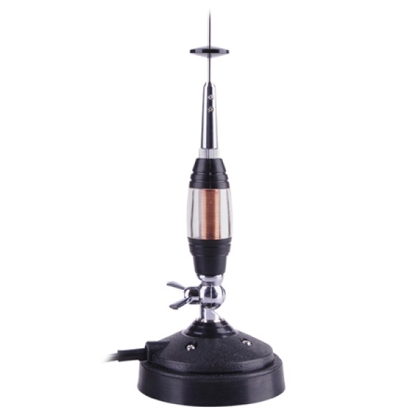 Antena cb sunker elite cb 122 + magnet - 60w, 58cm, steel