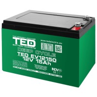 Acumulator vehicule electrice deep cycle 12v 15ah ted - fiabilitate și versatilitate